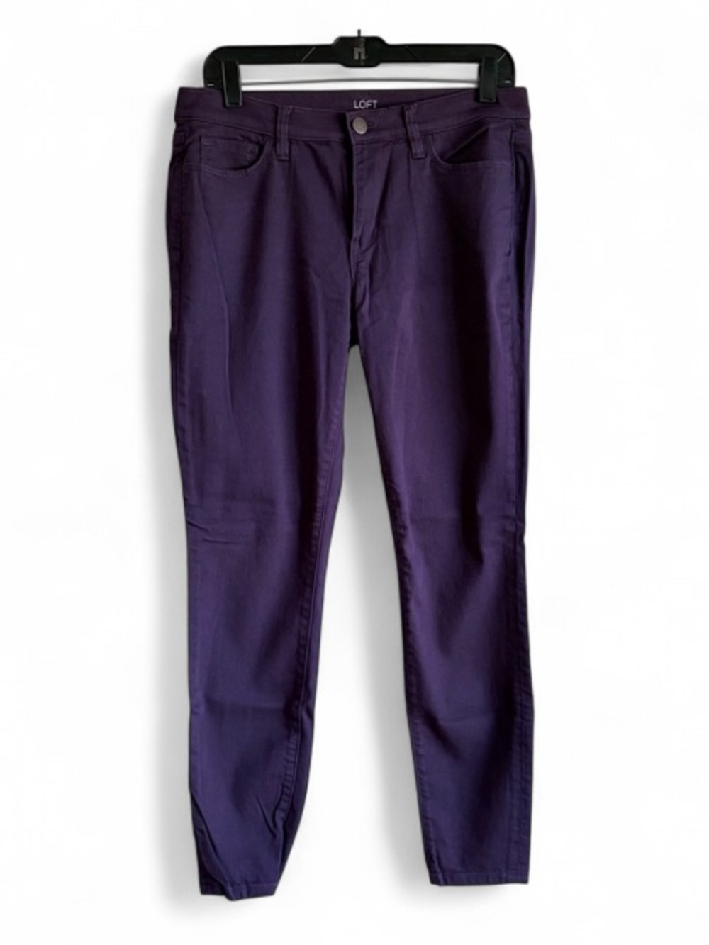 LOFT Dark Purple Super Skinny Jeans Size 8